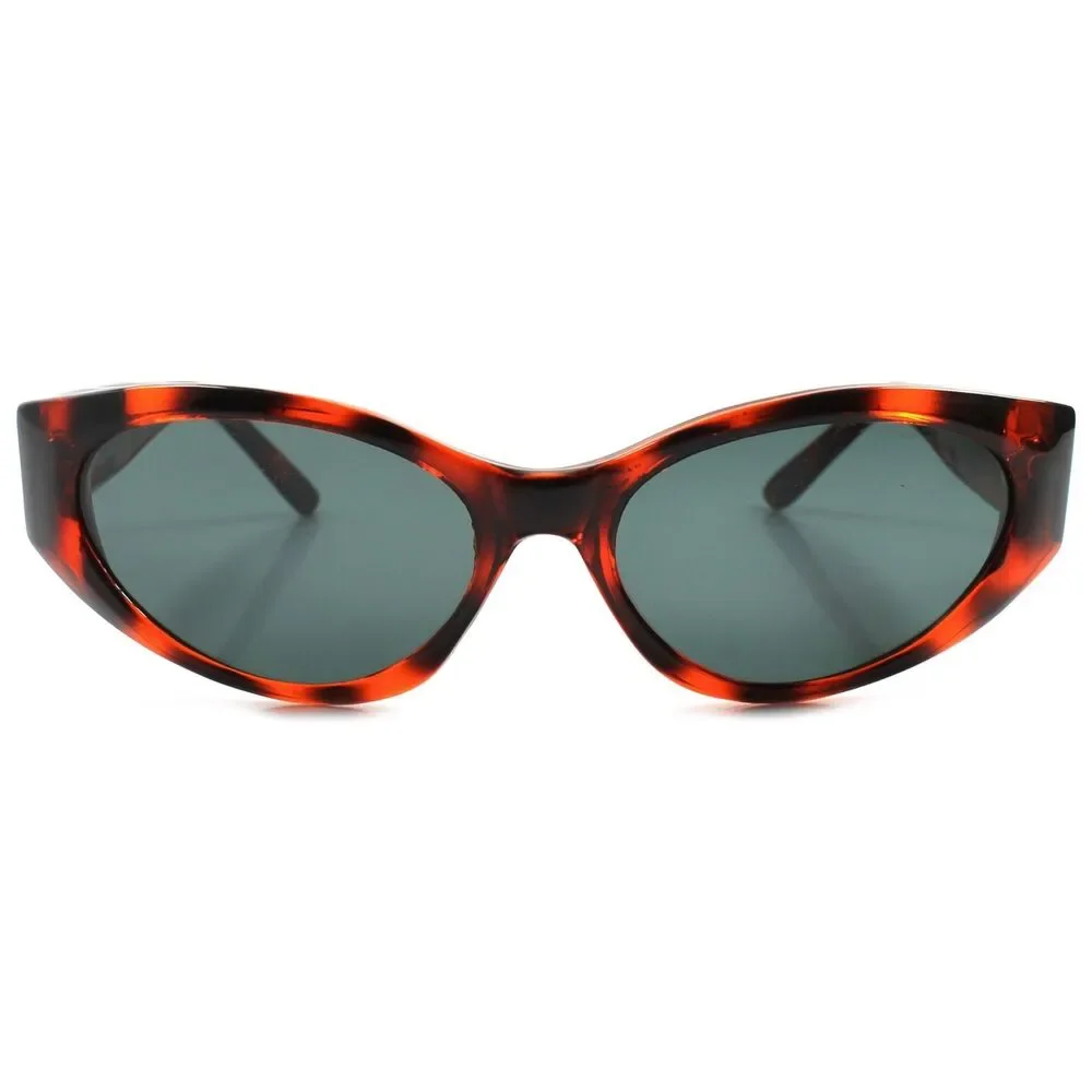 Classic True Vintage Deadstock 70s 80s Womens Brown Stylish Cat Eye Sunglasses